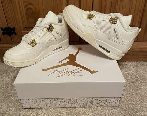 Nike air jordan - 4, oro