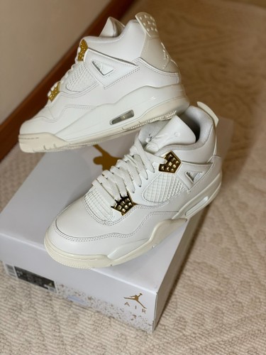 Jordan retro metallic gold - jordan, 4